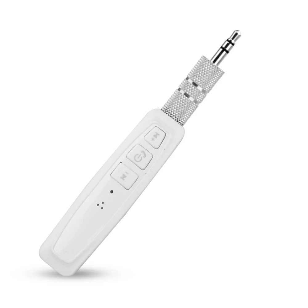 Bluetooth AUX мини стерео 3,5 мм Интерфейс ключ USB беспроводной V4.1 аудио музыкальный приемник адаптер для IOS Andriod телефон планшетный ПК - Цвет: White
