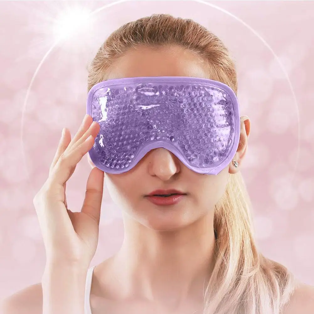 

Gel Eye Mask Reusable Beads For Hot Cold Therapy Soothing Goggles Tool Sleeping Relaxing Mask Mask Sleeping Beauty Gel Eye T1S4