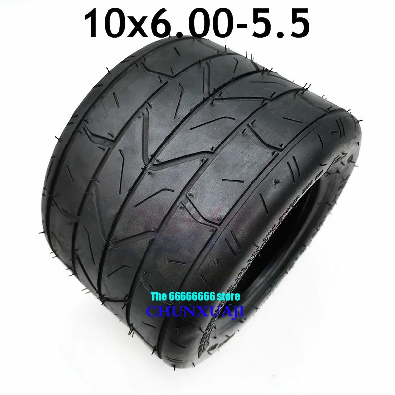 

high quality 10 inch widened tire 10x6.00-5.5 motorcycle tubeless tire vacuum Road electric scooter motor