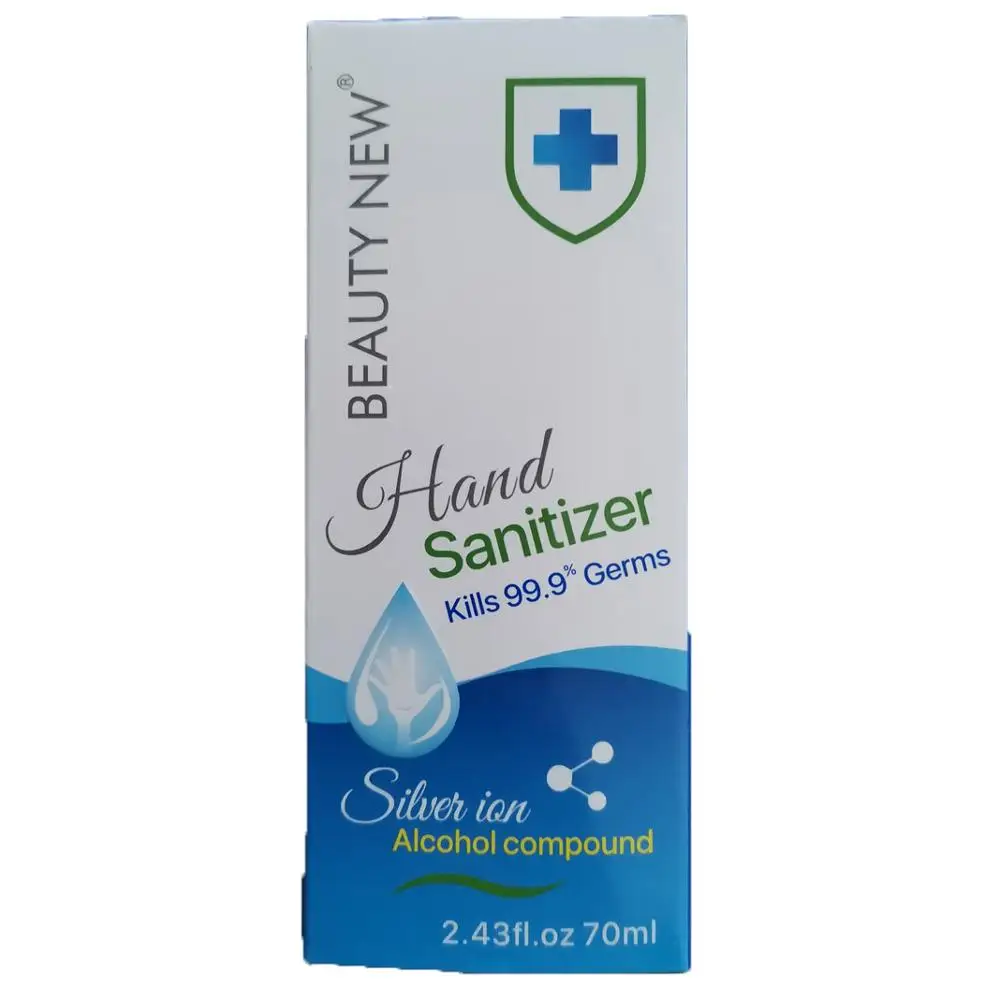 70ml Portable Alcohol Hand Sanitizer Gel Anti-bacteria Moisturizing Liquid Disposable No Clean Waterless Antibacterial Hands | Красота и