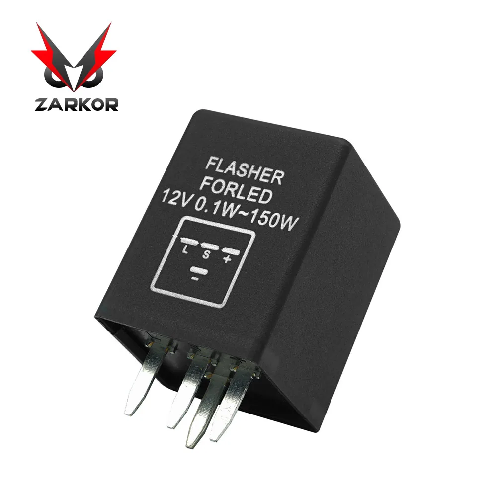Zarkor 4 контактный светодиодный Flasher релейный 12 В Универсальный для большинства