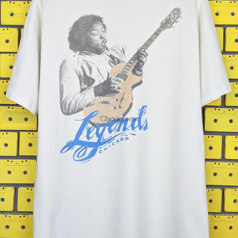 Винтажная футболка в стиле 90-х Бадди парень Чикаго Легенда Блюз клуб