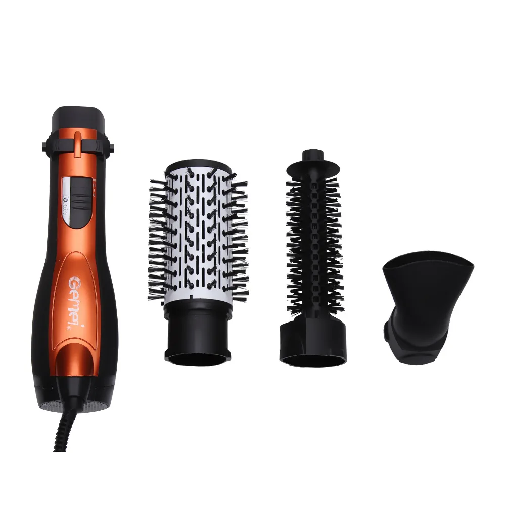 

220-240v Rotaty 3in1 Hot Air Styler ceramic Rotating hair dryer brush Spinning for Volume and Soft Curls waves airbrush