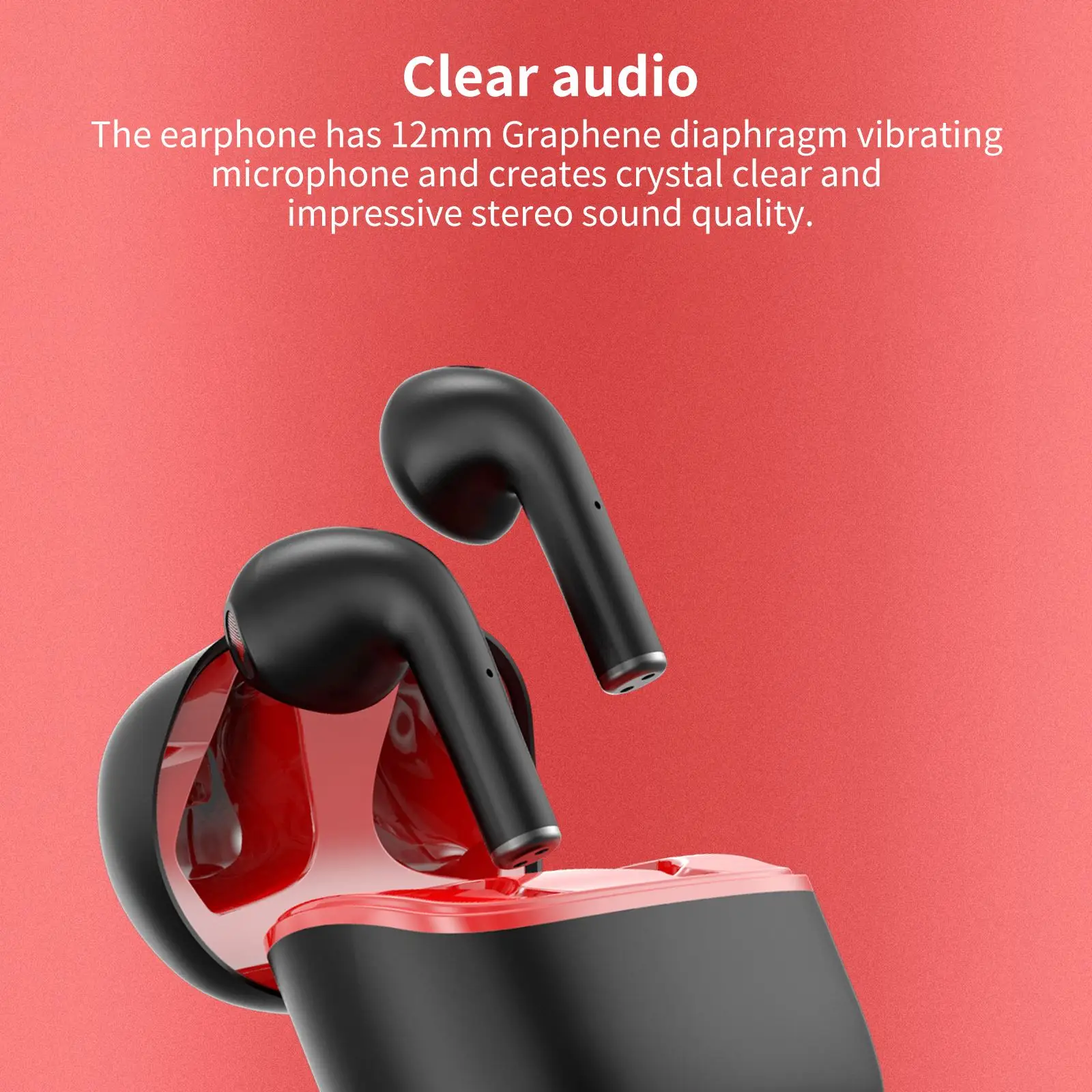 Bluetooth 5 0 наушники с двойным хостом Беспроводная зарядка наушники-вкладыши четкая