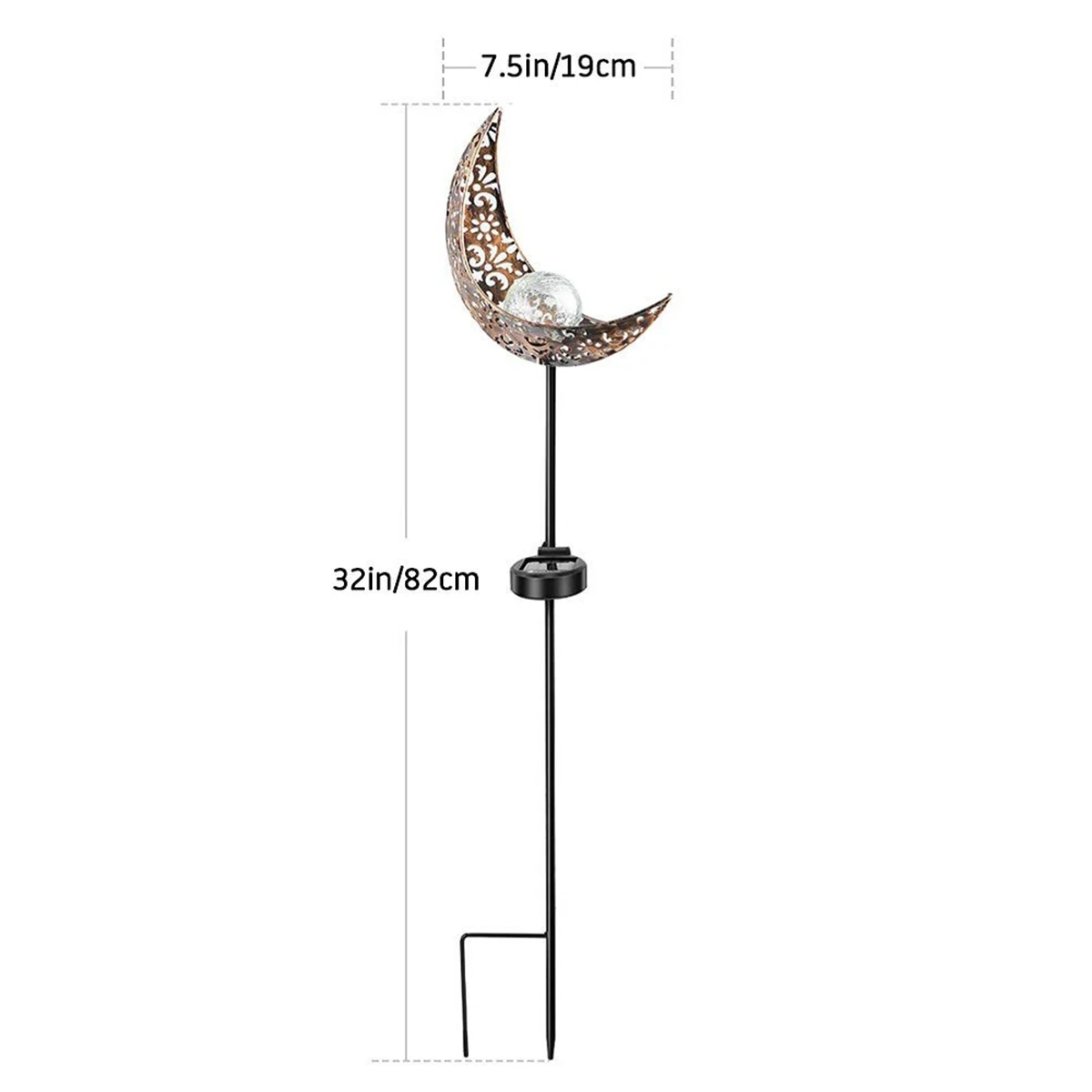 

Waterproof Hollow Out Moon LED Garden Solar Lights LED Lantern Hanging Outdoor Solar Lamp Flame Effect Solar Decorative Lamp