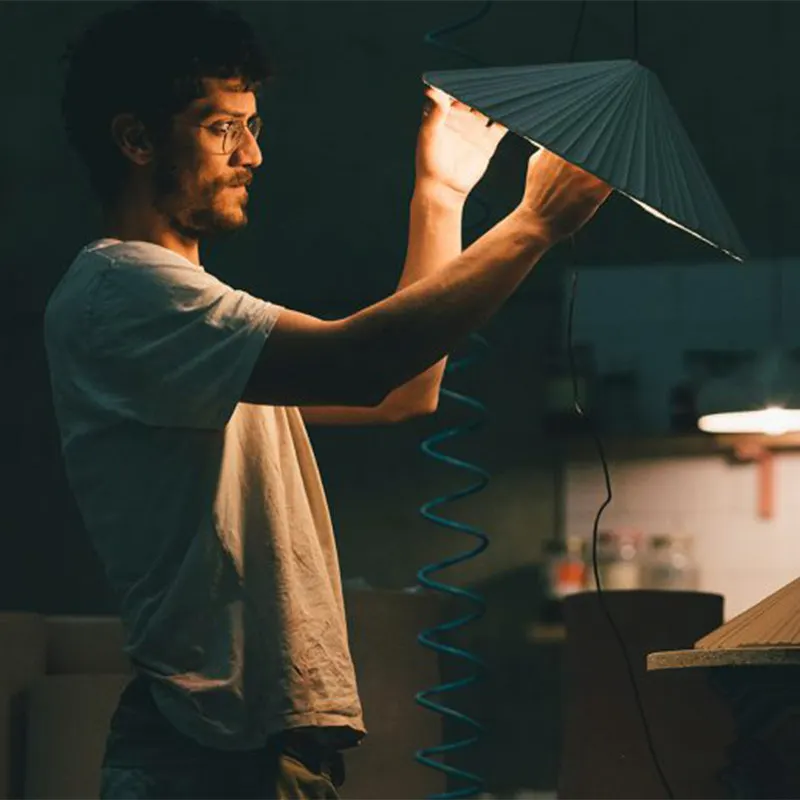 Современный подвесной светильник в скандинавском стиле Дания цветной