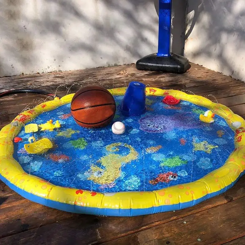 Inflatable Cushion Play Water Toy Mat Children Outdoor Games Sprinkler Pad Baby Kids Products Gifts | Мать и ребенок
