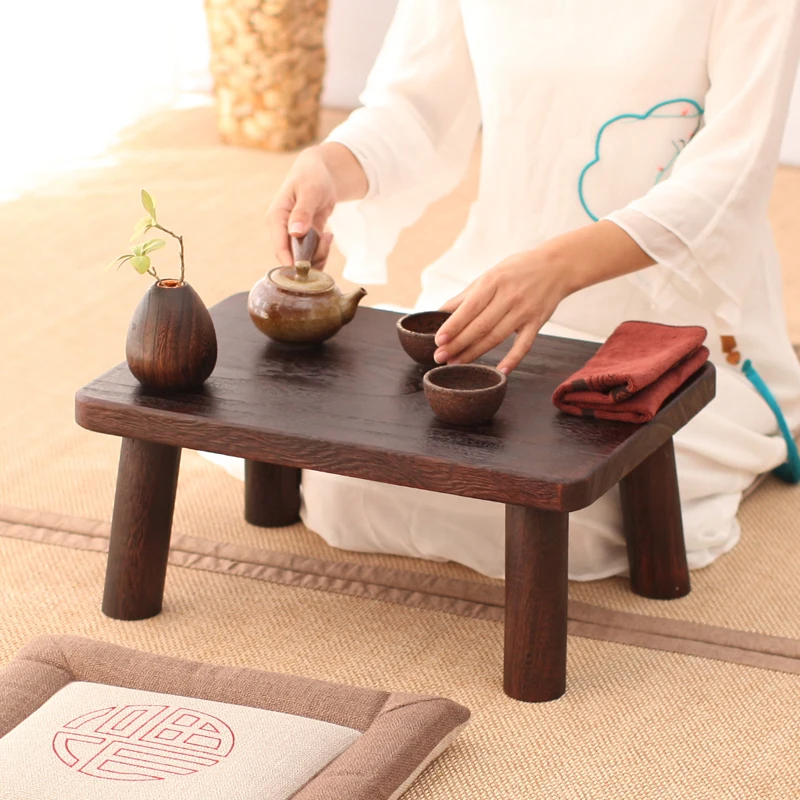M8 в японском стиле деревянный журнальный столик для гостиной из цельного дерева