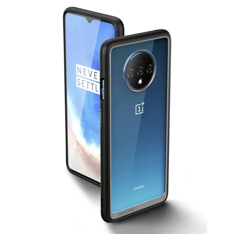 Black Для One Plus 7T чехол() SUP чехол UB стиль противоударный Премиум гибридный защитный ТПУ бампер+ PC чехол для OnePlus 7T - Цвет: Black