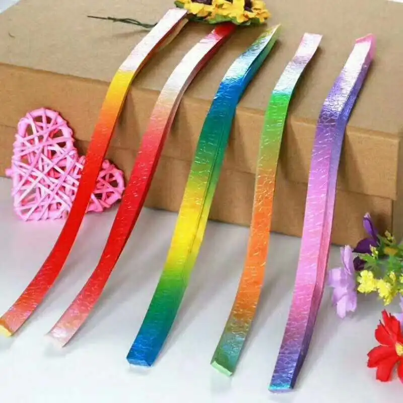 Милый набор для складывания 450 шт. удача оригами сердце сделай сам жемчуг блеск