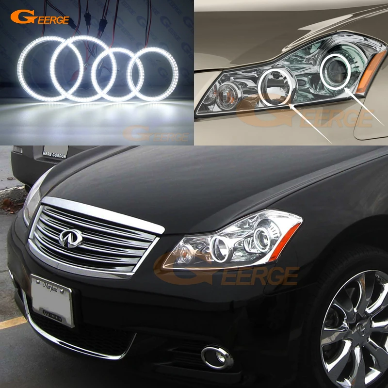 Для INFINITI M35 M45 2005-2010 ксеноновый светильник отличный ультра яркий SMD СВЕТОДИОДНЫЙ