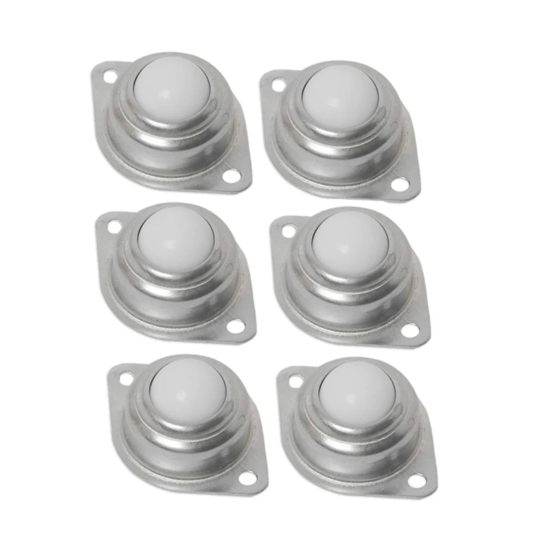 

6Pcs CY-25A 1-Inch Nylon Ball Transfer Bearing Unit Flange Screw Mounted Ball Bearings Conveyor Promotion