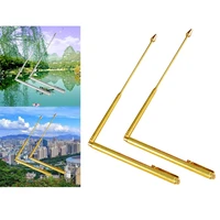k1ka 2 pieces metal dowsing rods water detector tool adjustable finding paranormal energy lost items underground water