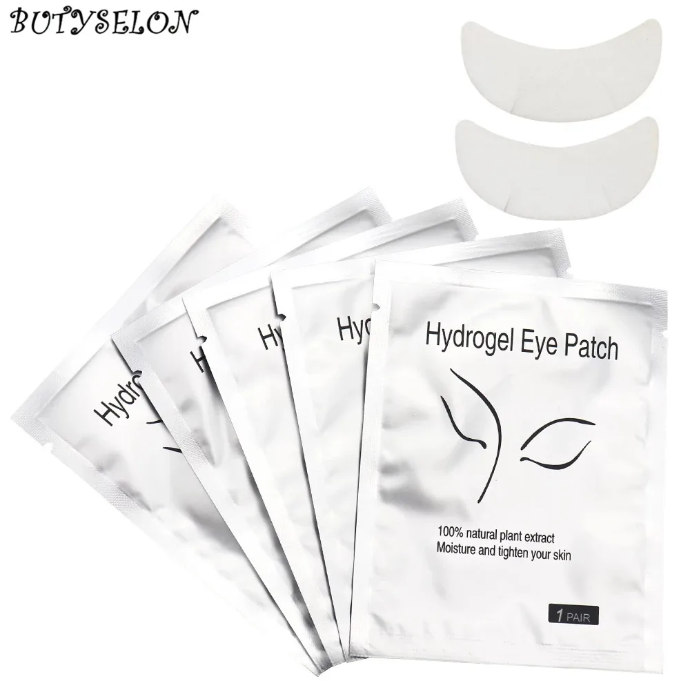 50 пар гель для наращивания ресниц железная маска без ворса под гидрогелевыми