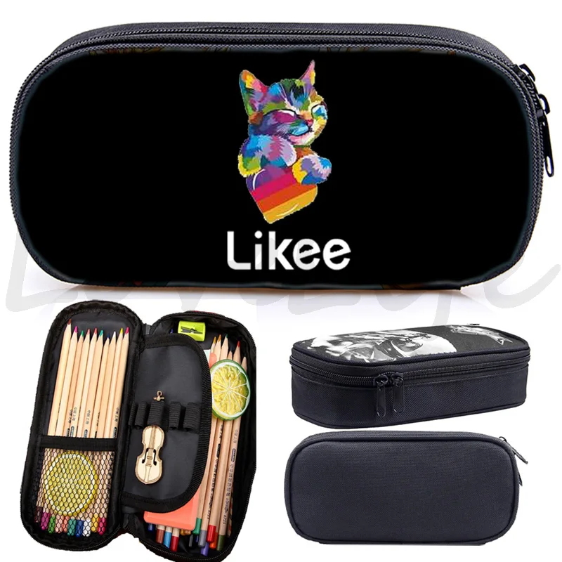 Милый чехол карандаш Likee Video APP для студентов Детская сумка модная