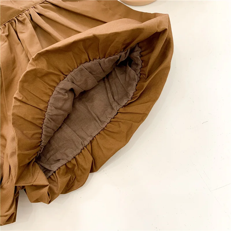 

Girls Shorts Summer 2021 New Fashion Children's Pants Solid Color Fashionable Female Baby Bud Pants