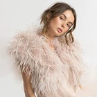 6-слойный розовый пушистый шаль, шлейф на ленте, свадебное платье, аксессуары, декоративное перо, рукоделие сделай сам, 2 ярда