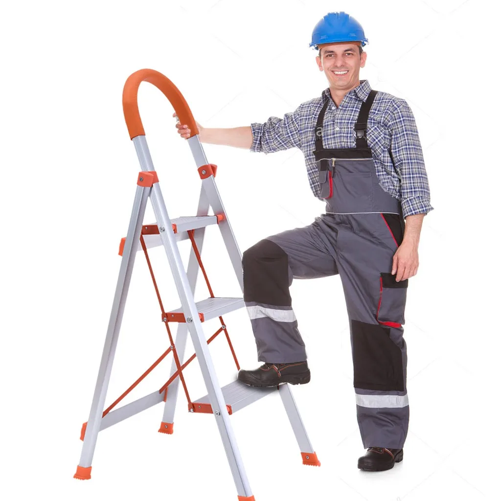 3 шаг складные стремянок складных алюминиевых Алюминий стул лестницы