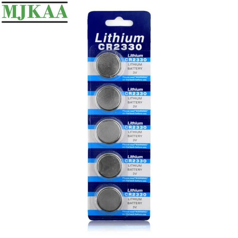 MJKAA 10 шт. CR2330 3 в кнопочные батареи BR2330 ECR2330 CR 2330 Cell монетная литиевая батарея для