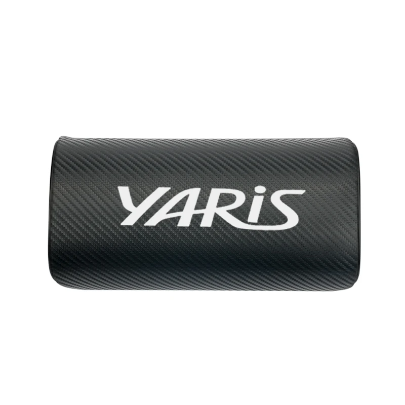 for Toyota corolla chr camry prado land cruiser rav4 yaris prius car neck pillows both side pu leather single headrest 1pcs | Автомобили и
