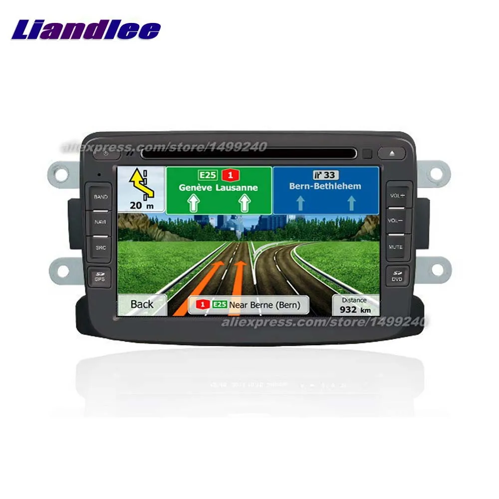 Liandlee 2 Din Автомобильный Android для Dacia Logan 2009 ~ 2013 радио GPS карты навигатор плеер HD