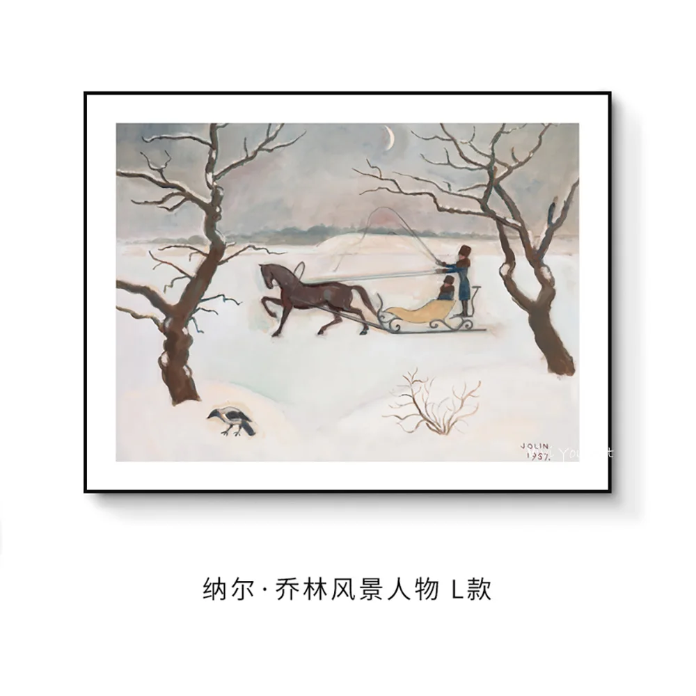 Koop Einar Jolin Klassieke Landschap Poster 100% Handgemaakte Kunst Canvas Schilderij Muur Foto Voor Woonkamer Oosterse Home Decor