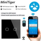 Настенный сенсорный выключатель Minitiger, для ЕСВеликобритании, умный, Wi-Fi, сенсорный выключатель на 1 или 2 кнопки, Wi-Fi, 433 RF, APP, дистанционное управление, настенный сенсорный выключатель для умного дома