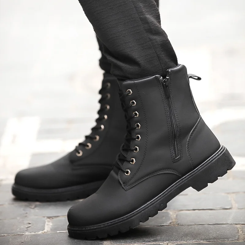 Тактический Армейские сапоги Мужская обувь армии черный армейские ботинки
