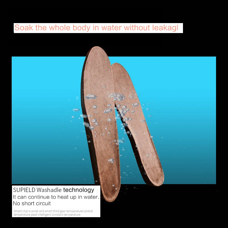 USB Heated Insoles Winter Electric Powered Plush Fur Heating Insoles Winter Keep Warm Usb Charged for Foot Shoes Insole Outdoor