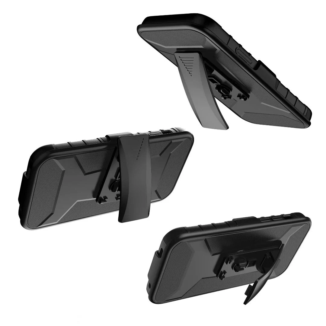 Чехол для iPhone 13 12 Mini Black Hybrid Holister Defender Builder + Зажим ремня iphone 11 Pro XR XS MAX 7 8 PLUS SE 2 |
