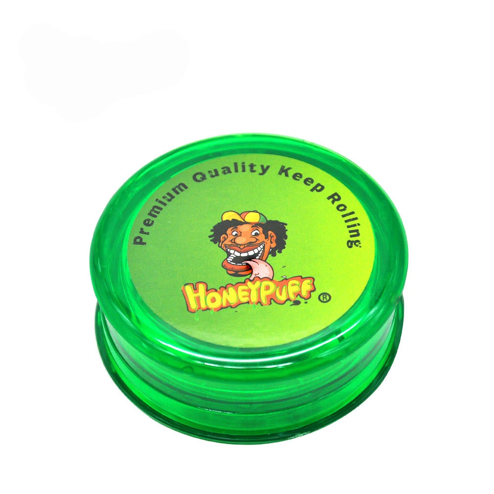 Пластиковый Точильщик для табака 60 мм Диаметр трехслойная травяная шлифовальная