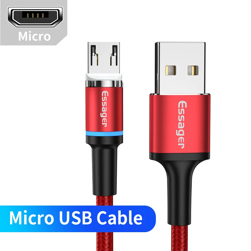 3A Магнитный Micro USB кабель для samsung Android мобильный телефон Быстрая зарядка