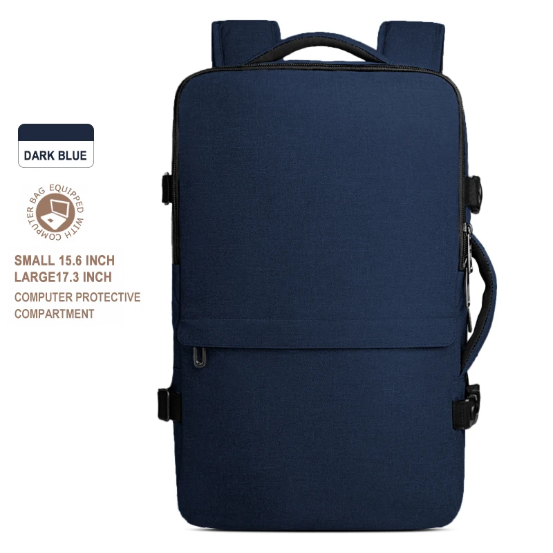 CAI Travel Backpack High Quality Capacity Side-Open Mini Suitcase Laptop bags Water Proof Minimalism Business Men School Style