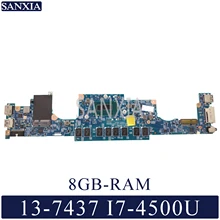 KEFU 12310-1 Laptop motherboard for Dell Inspiron 14-7437 original mainboard 8GB-RAM I7-4500U