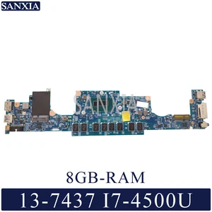 kefu 12310 1 laptop motherboard for dell inspiron 14 7437 original mainboard 8gb ram i7 4500u free global shipping