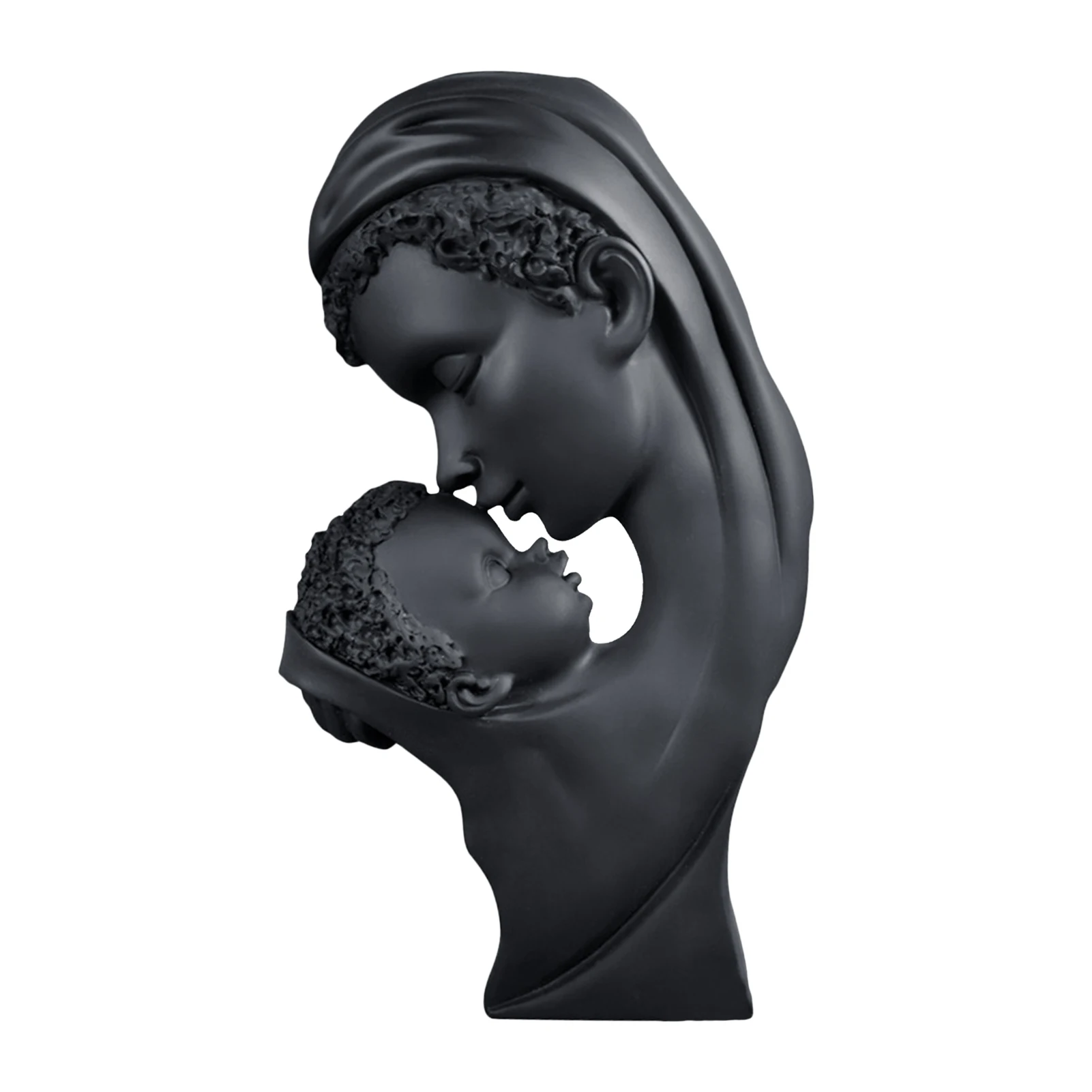 

Mother and Child Statue Hand-Painted Figurine Resin Art Ornaments in stock
