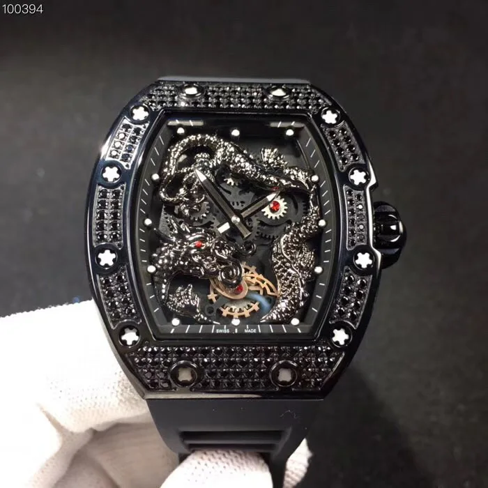 A09134 мужские часы Топ бренд подиум роскошный европейский дизайн автоматические механические часы
