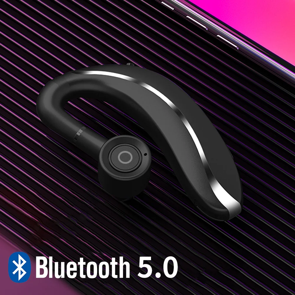 Беспроводные наушники с Bluetooth 5,0, длительная работа от аккумулятора, свободные руки, игровая гарнитура, деловые наушники, спортивные наушники для вождения с микрофоном