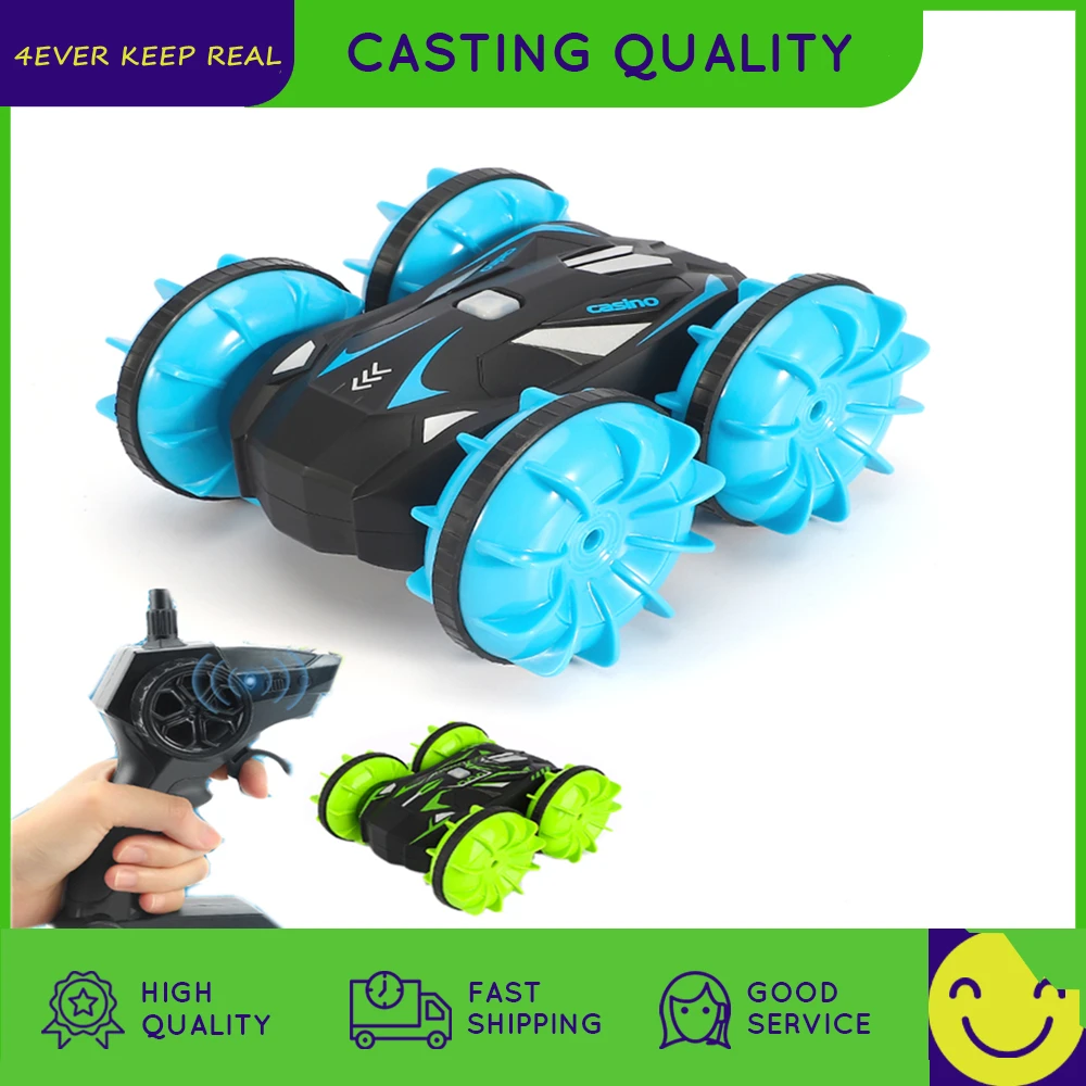 

Amphibious RC Car Off Road Buggy Radio Control 2.4GHz 4WD High Speed Climbing Vehicle For Children Boys Toys Twist- Desert Drift