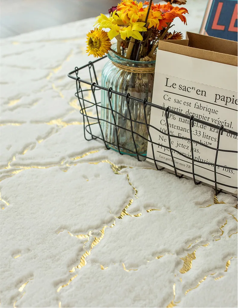 

Soft Fluffy Area Rug Living Room Carpet Thickening Light Luxury High-grade Carpet Children's room Rug Baby Nursery Decor Rug Mat