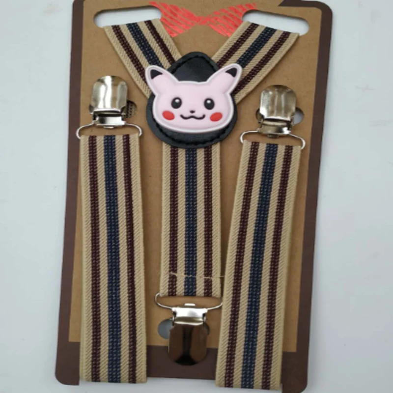 Новый подтяжки с рисунком для мальчиков костюм девочек ремень Зажимы задний фон