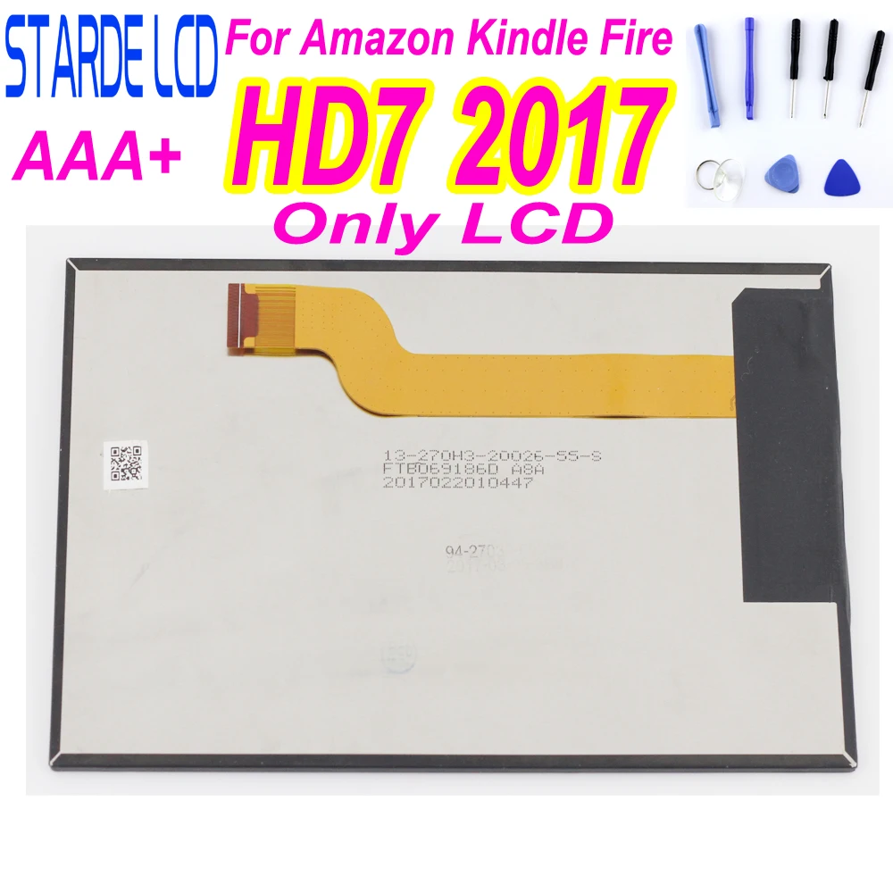 Для Amazon Kindle Fire HD7 HD 7 2017 планшетный ПК ЖК дисплей Панель экран Замена с бесплатными