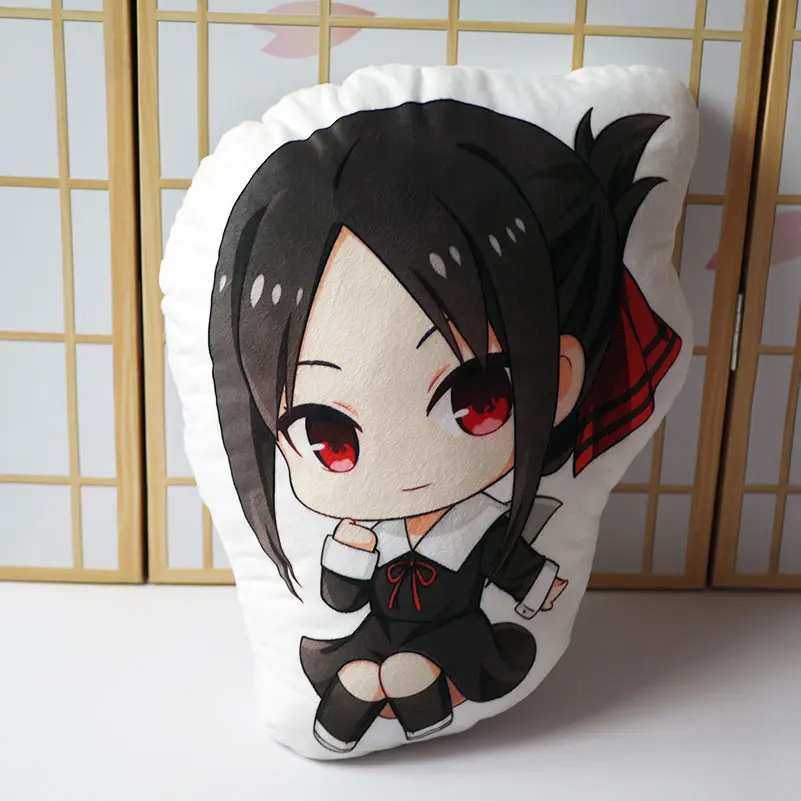Kaguya-sama игрушка-подушка с надписью Love Is War Shinomiya Kaguya Fujiwara Chika короткая плюшевая