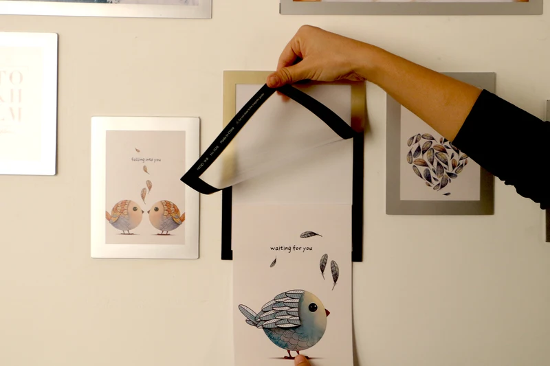 A5 прозрачный Магнитный деловой плакат фотография сертификат демонстрация