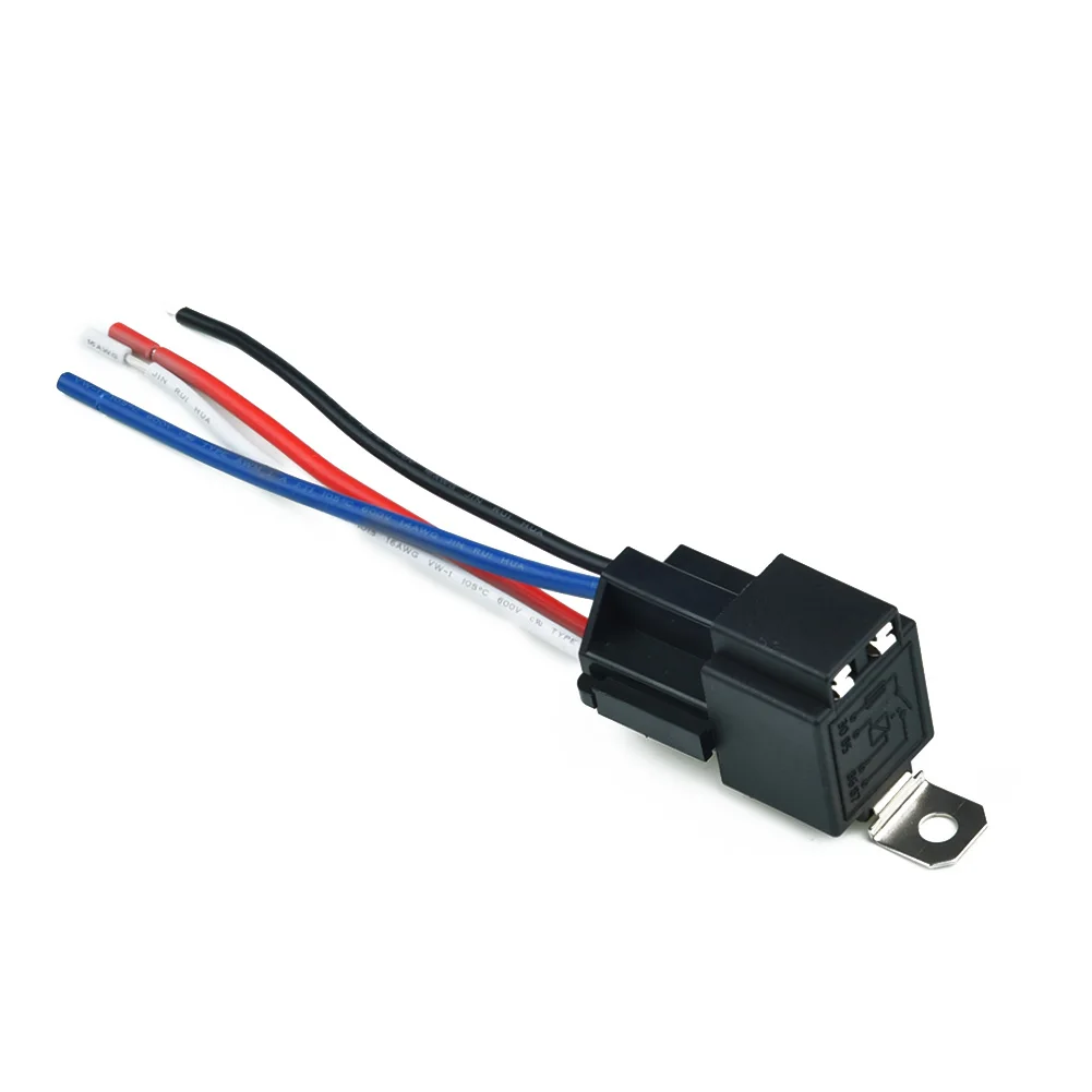 

Amp Relay Metal Polyamide Truck With Socket Base/Wires/Fuse SPST Portable