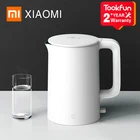 Новый электрический чайник XIAOMI MIJIA, 1 А, кухонный изоляционный чайник из нержавеющей стали, умный термоконтроль, защита от перегрева