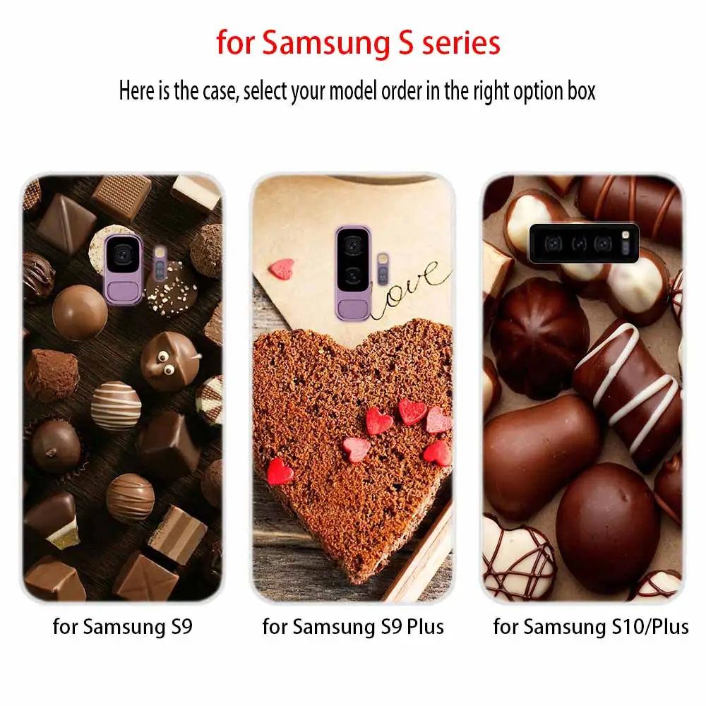 Phone Case For Samsung Galaxy S20 S21 S8 S9 S10 S11 Plus Cover S10E Lite Ultra S7 Edge 5G Chocolate Willy Uitra | Мобильные телефоны