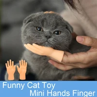 funny simulation left right mini hands finger sleeve puppets children toy novelty interesting finger funny cat toy