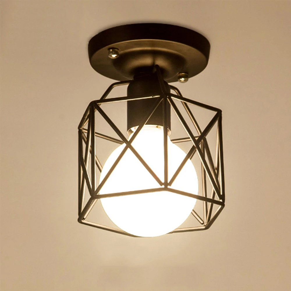 Абажур для потолосветильник светильника лампа в металлическом корпусе стиле