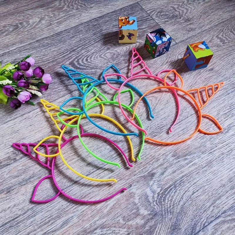 7 шт. пластиковые повязки на голову с кошачьими ушками |